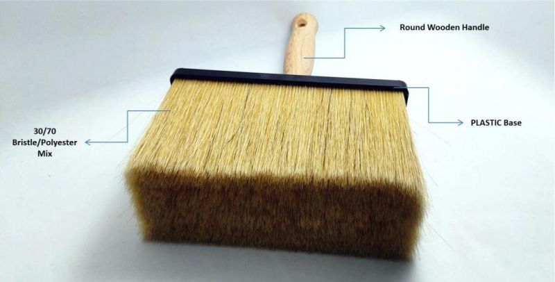 High Quality Environmental Wooden Handle Paint Brush