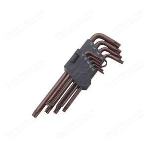 9PCS Extra Long Torx Key Set S2 Wrench for Hand Tools