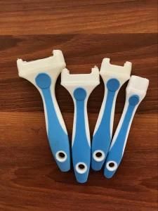 Blue Color Plastic Paint Brush Handle