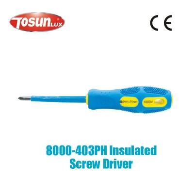 Insulated Screw Driver Set with Slotted and Philip Driver