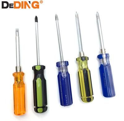 Transparent Handle Phillips Screwdriver Slotted Screwdriver