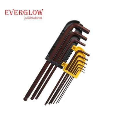 9PCS Ball Point Extra-Long Arm Hex Key Set