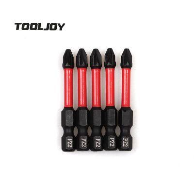 25mm 50mm 100mm Length Torsion Bit Pozidriv Pz2 Head Screwdriver Impact Bit