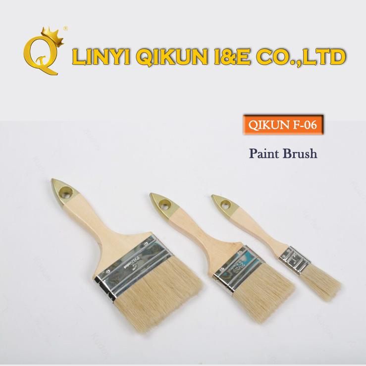 F-88 Hardware Decorate Paint Hand Tools Wooden Handle Bristle Roller Paint Brush