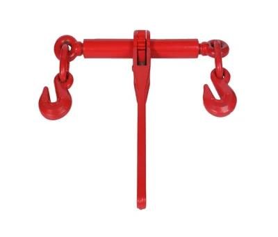 Ratchet Type Load Binder with Safety Latch for Cargo Lashing