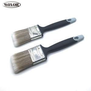 Paint Hand Tools Plastic Rubber Handle Synthetic Filaments Paint Brush for Wall