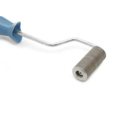 Customized Aluminium Finned Screw Rollers Paint Rollers for Fiberglass Laminating