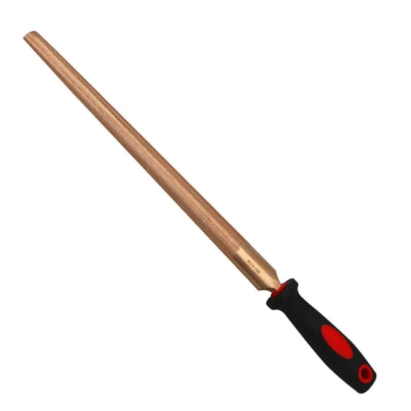 WEDO Beryllium Copper File Non-Sparking/Magnetic Half Round File Fiberglass Handle