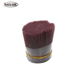 Wine Red Pet Sharpened Plastic Brush Filament