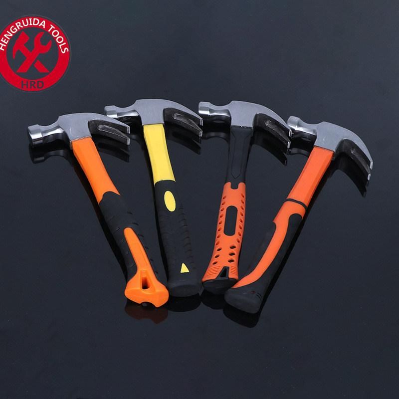 Rubber Handle Claw Hammer Supply 8oz-20oz Claw Hammer