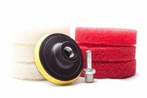 Sponge/ 4inch Nylon Scrub Pads Drill Brush for Power Scrubber