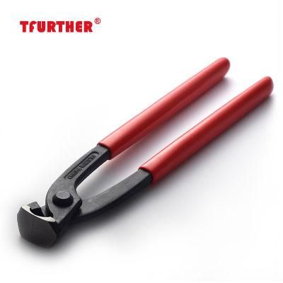 Single Ear Heat Treated Blackened Finishing Smooth Dipped Handle Plier Pincer for Hose Clamp
