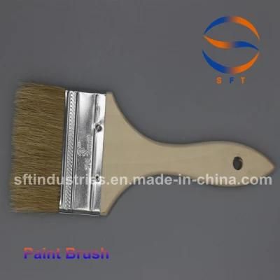 3&prime; &prime;width 10mm Thickness Wooden Handle Bristle Paint Brush