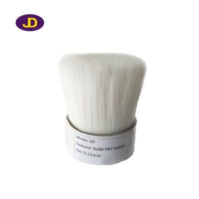 Plastic Bristles High Quality White Solid PBT Filaments Mono