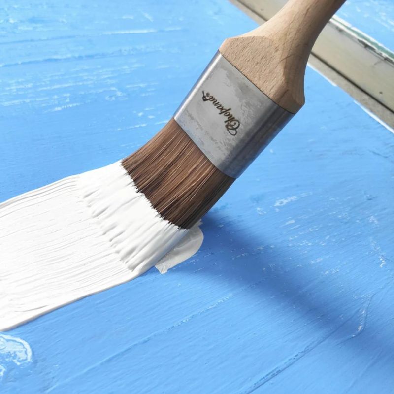 Chinese Style Wood Handle Trim and Walls Polyester Paint Brush