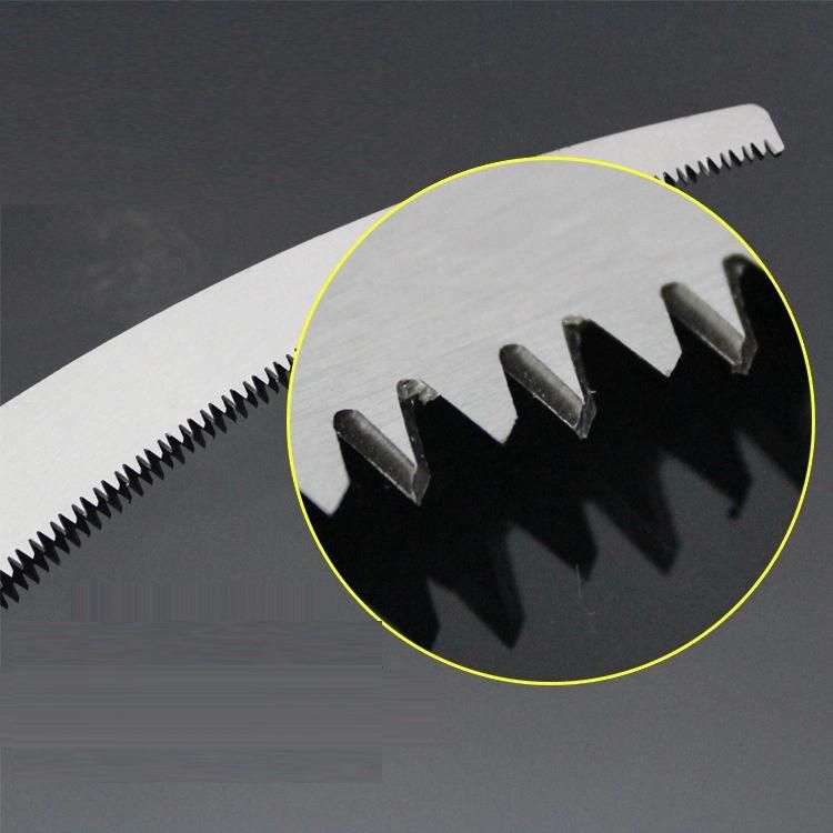 300mm 50#Strip Steel Hand Tool Tree Cutting Straight Pruning Curving Plastic Handle Garden Saw