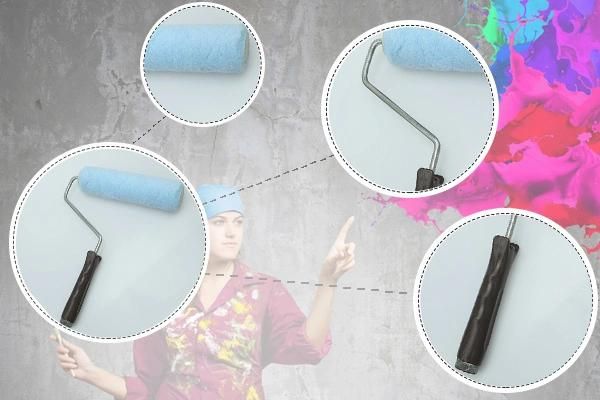 Top Quality Paint Roller Brush Set Customized Microfiber Paint Roller