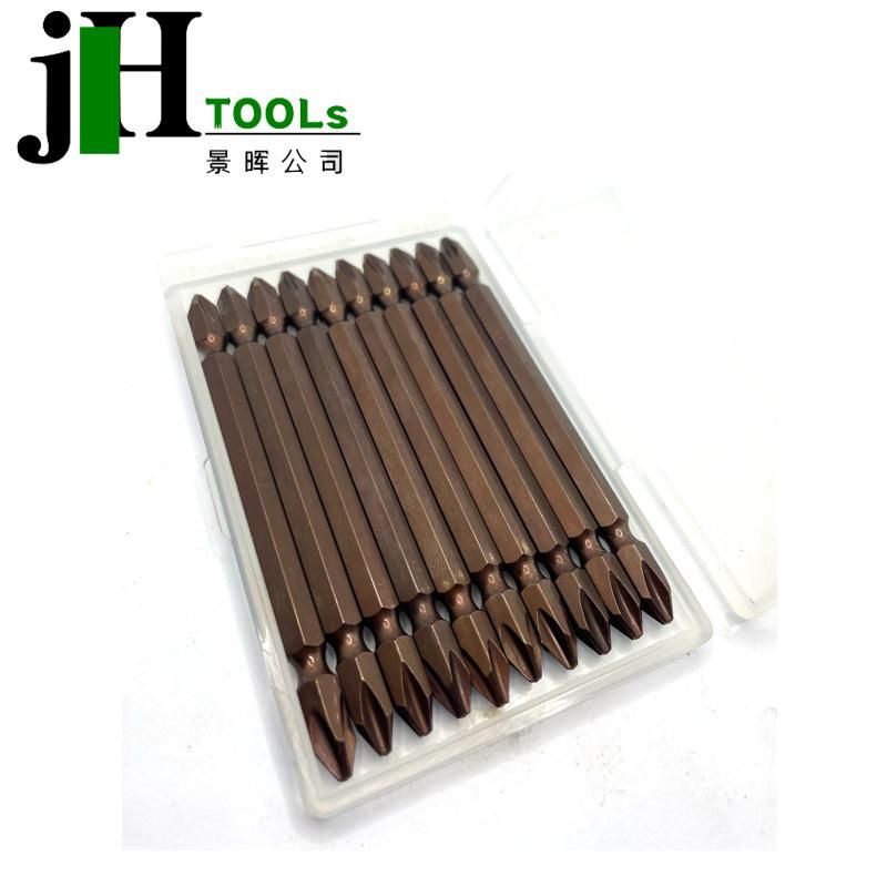 China Manufacturer T40 Magnetic Torx Screwdriver Bits 1/4 Inch Hex Shank 2-Inch Length Security Power Tools Bits