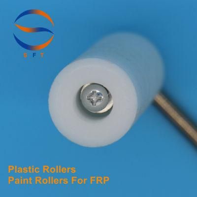 30mm Diameter 100mm Length Plastic Paint Rollers FRP Hand Tools