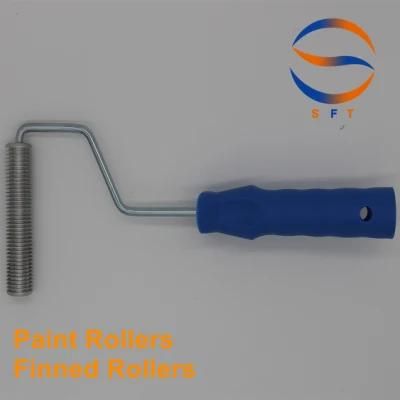 20mm Diameter 100mm Length Aluminum Finned Rollers for FRP Laminating