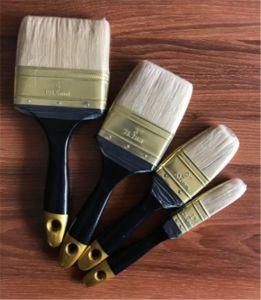 Black Wood Handle Paint Chip Brushes with Pure Natural Bristle