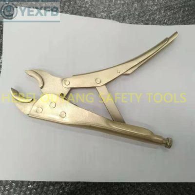 Non-Sparking 10&quot; Al-Br Locking Plier, Atex