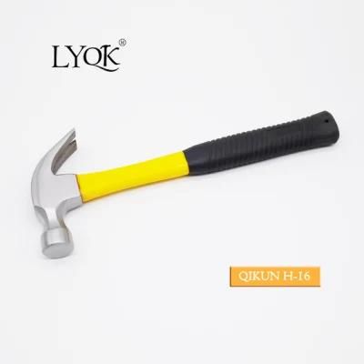 H-16 Construction Hardware Hand Tools Wooden Handle German Type Claw Hammer