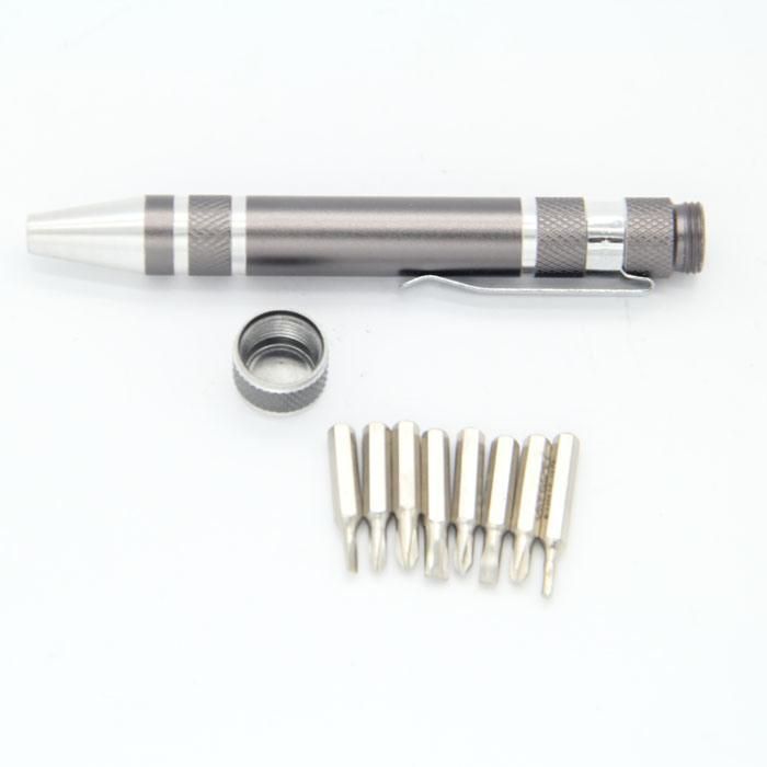 Small 8-in-1 Sets Pen Shaped Pocket Screw Driver