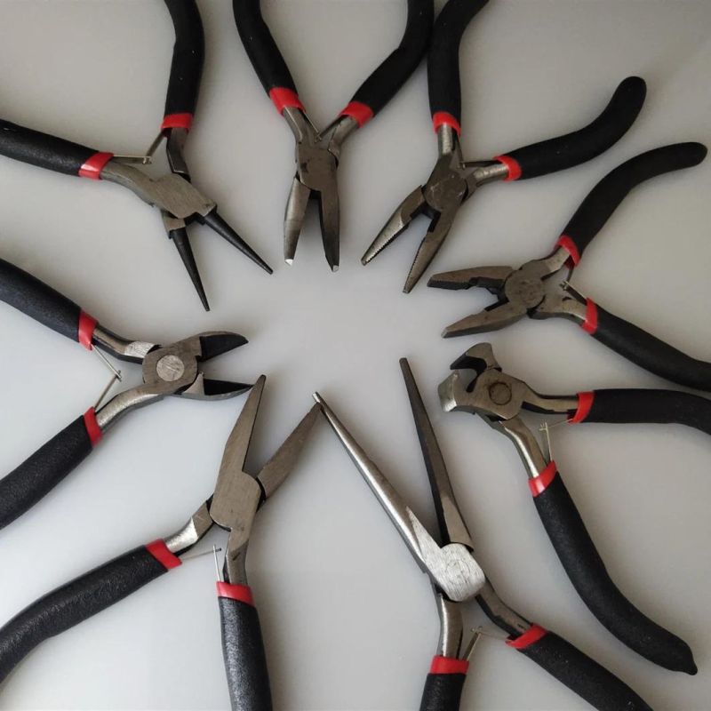 Multi Tool Mini Bent Nippers Long Nose Mini Crimping Combination Jewelry Pliers