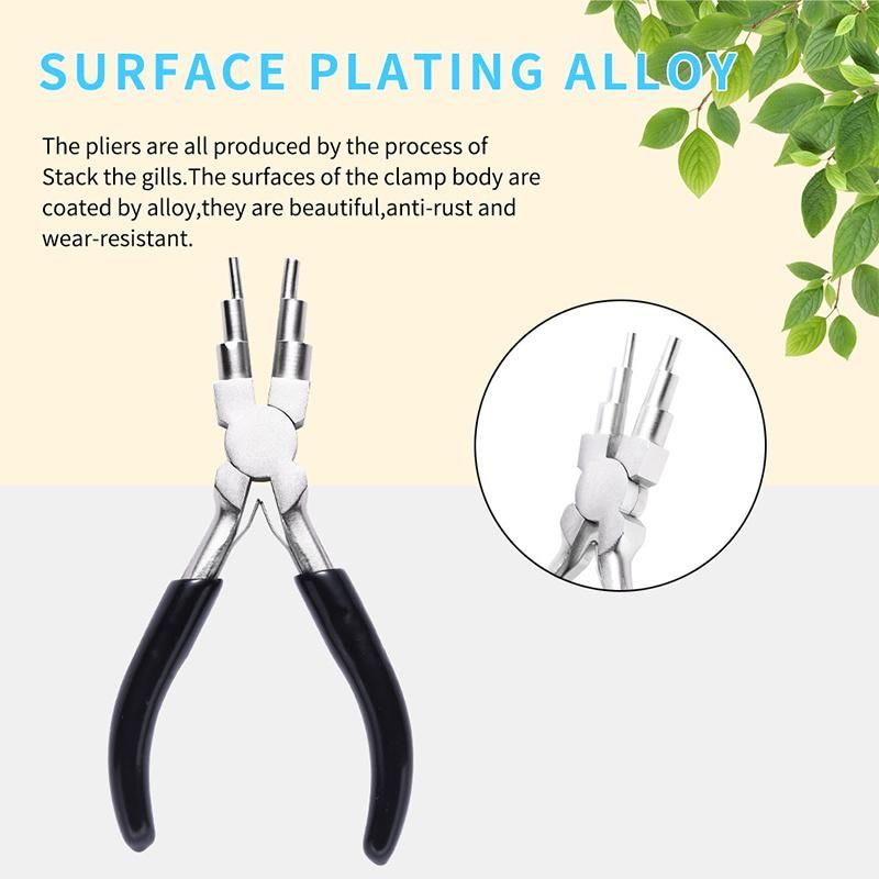 Forming 3 Three Step Wire Bending Looping Concave Round Nose Pliers