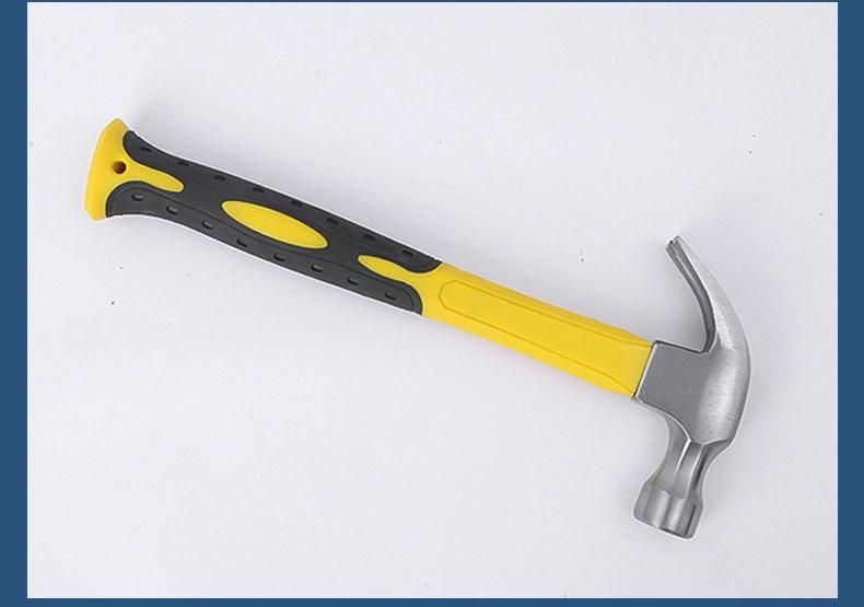 45# Steel 8oz 16oz 24oz Multifunctional Claw Hammer with Plastic Handle