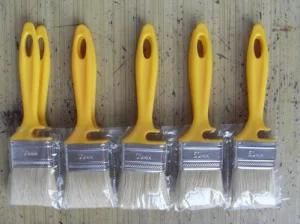 100% Pure Bristle Paint Chip Brushes 10pk Plastic Handle