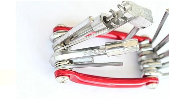 Combined Multi-Tool Hex Key Set for Bike Adjustments