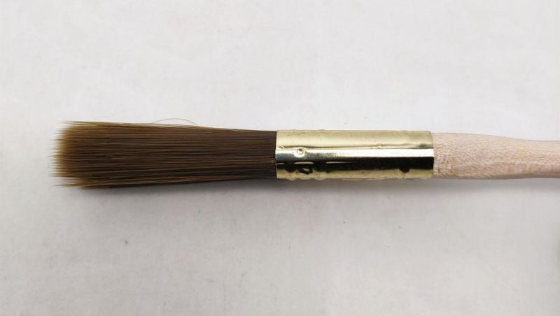 Long Wooden Handle Small Round Paint Brush