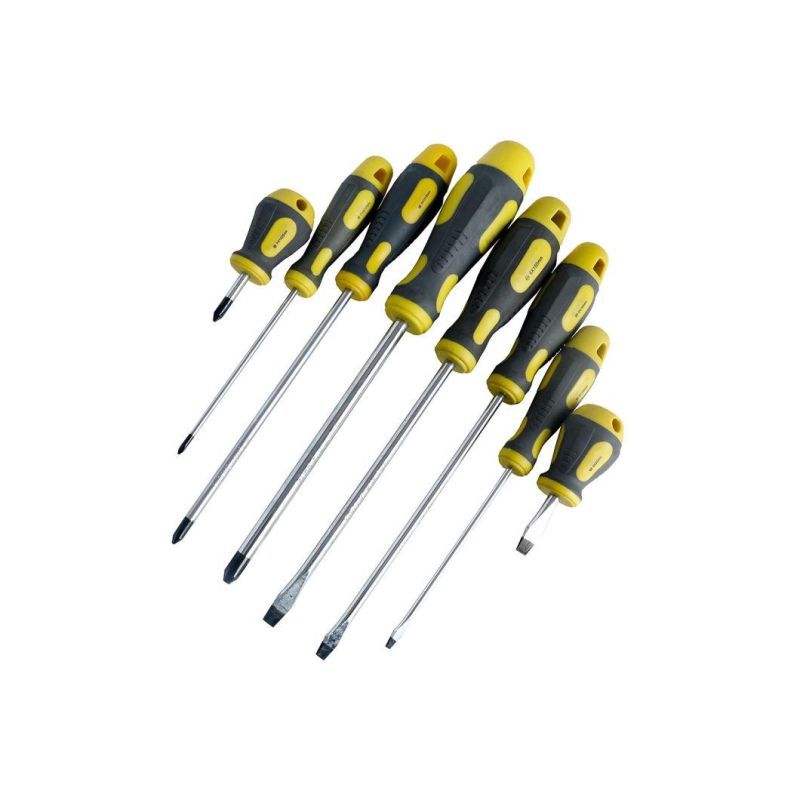 Cr-V Hexagonal Blade and Round Blade Screwdriver or Go Through Screwdriver and Magnetic (MF0120)