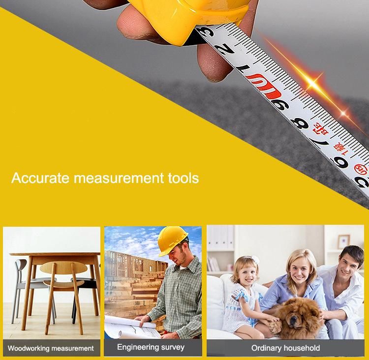 Wholesale Accurate Tape Measure 3/5/7.5 Meter New ABS Case Carbon Steel Blade Measuring Tape