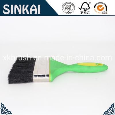 4&prime;&prime; Rubber Plastic Handle Paint Brush