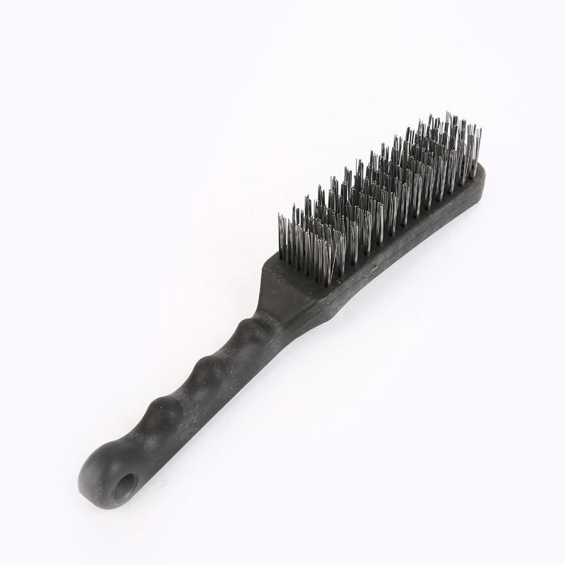 Suitable Plastic Handle Stainless Steel Wire Brush Polishing for Machine Use