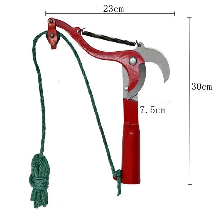 Pruning Saw Cutter Branch Extendable Scissors Fruit Tree Garden Trimmer Tool with Rope Wyz18395