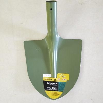 Green Color Steel Shovel S527&S529 Carbon Steel Shovel
