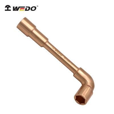 WEDO Beryllium Copper Spanner Non-Sparking Socket Wrench L-Type High Quality Spanner Bam/FM/GS Certified