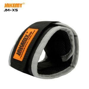 Jakemy Oxford Fabric 5 Strong Multi Tool Magnets Magnetic Wristband for Worker