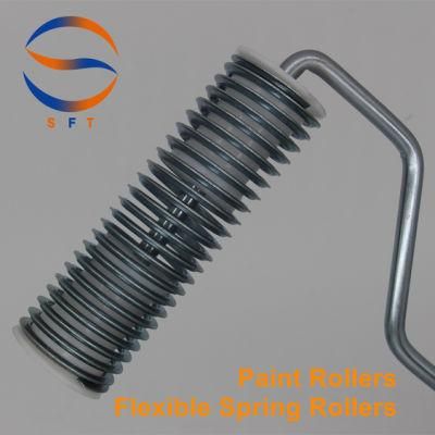Big Steel Flexible Spring Rollers Paint Rollers for Fiberglass Laminating