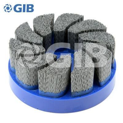 100 mm Turbine Style Abrasive Disc Brush for Hydraulic Valve, Grit 240