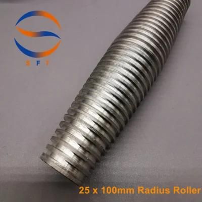 Wider in The Center Narrower on The Edges Radius Rollers