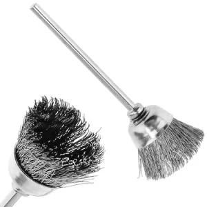 Mini Wire Brush Wheel Cup Brass Stainless Steel Wire Brush Set