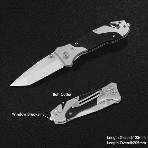 Folding Knife with Wood Handle Multi Function Tools Folding Knife