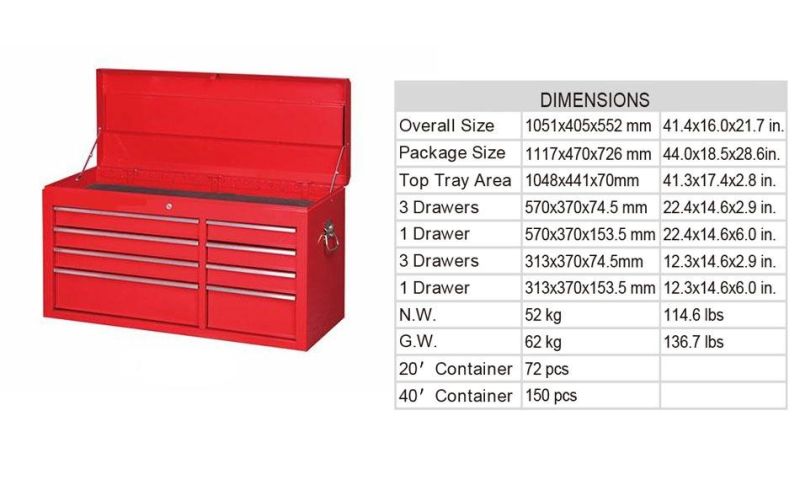 Toolbox Tool Chest Storage Cabinet Roller Garage Series