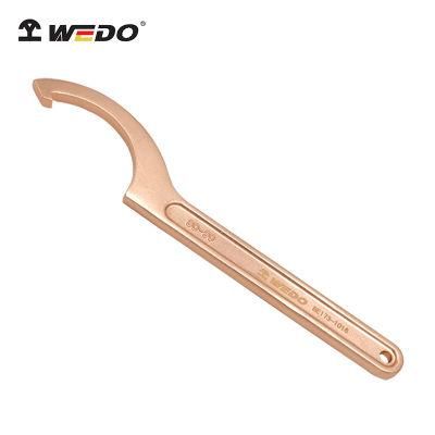 WEDO Non-Sparking Hook Spanner Beryllium Copper High Quality Hook Wrench