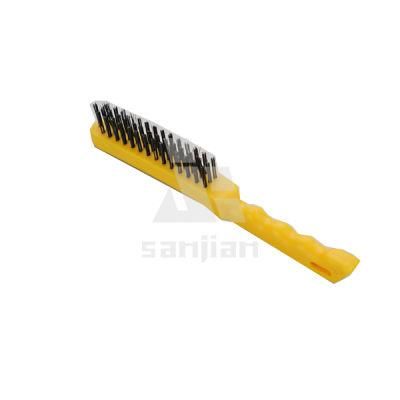 Steel Wire Brush Plastic Handle (SJIE3129)